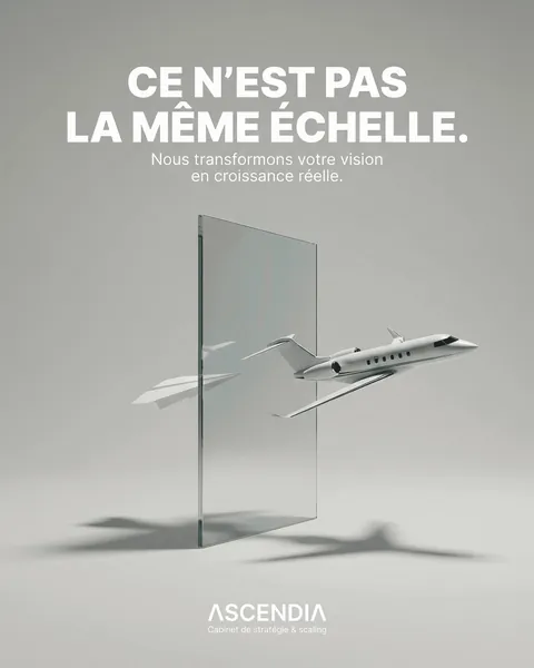 Publicité Meta Ads Ascendia : « Ce n'est pas la même échelle »