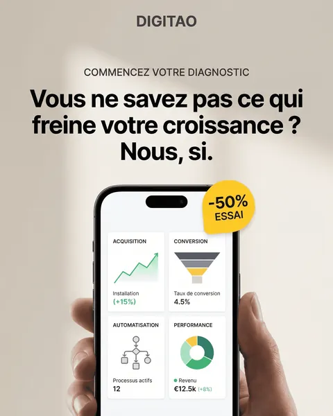 Publicité Meta Ads Digitao : « Vous ne savez pas ce qui freine votre croissance ? »