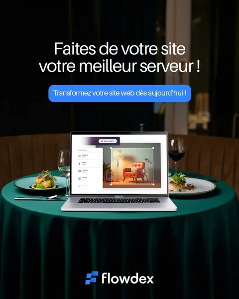 Publicité Meta Ads Flowdex : « Faites de votre site votre meilleur serveur »