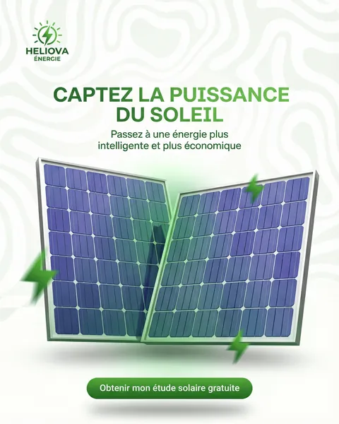 Publicité Meta Ads Heliova Énergie : « Captez la puissance du soleil »