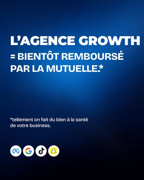 Publicité Meta Ads L'Agence Growth : « Bientôt remboursé par la mutuelle »