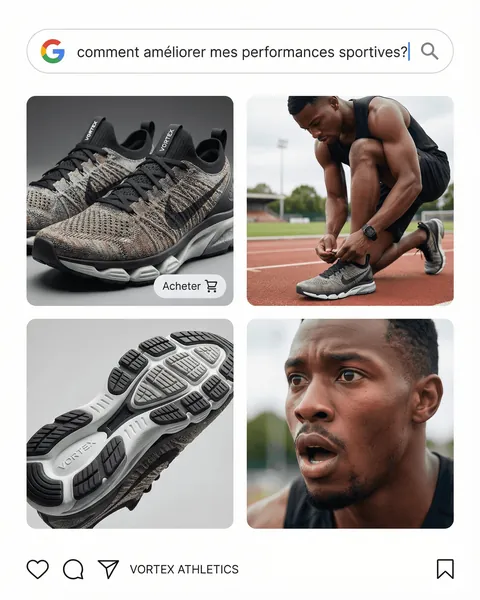 Publicité Meta Ads Vortex Athletics : « Comment améliorer mes performances sportives ? »
